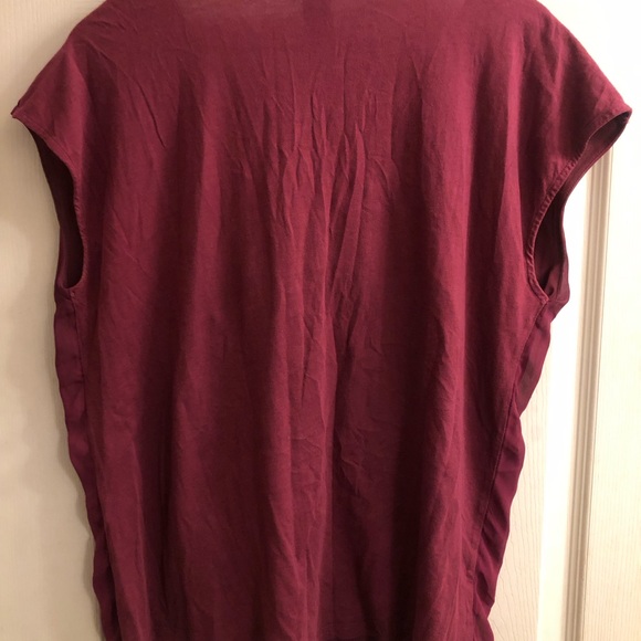 Ann Taylor XL top raspberry-merlot color - Picture 4 of 8
